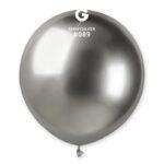 Balon jumbo chrome argintiu 48 cm