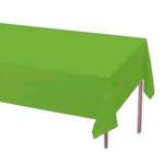 Fata de masa gofrata, verde lime, din hartie, 1.2 x 7 m