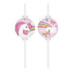 Set 4 paie cu medalion Unicorn Rainbow
