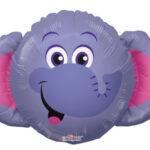 Balon mini figurina cap Elefant Jungla, 36 cm