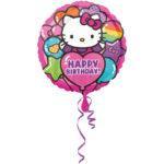 Balon folie 45 cm Hello Kitty Rainbow Birthday