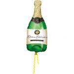 Balon mini figurina sticla Sampanie, 36 cm