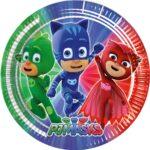 Set 8 farfurii party 23 cm PJ Masks Next Gen
