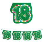 Ghirlanda decorativa 18 ani, lungime 6 metri