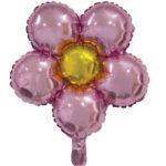 Balon folie figurina 45 cm, Pink Flower