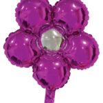 Balon folie figurina 45 cm, Fuchsia Flower