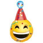 Balon figurina Emoticon Birthday 35x63 cm