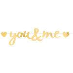 Banner litere You and Me, 90cm BF