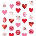 Perdea decorativa Valentine's Day 1.5 m