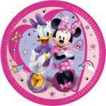 Set 8 farfurii party 23 cm Minnie Junior Next Gen