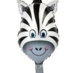 Balon figurina cap Zebra 71cm