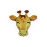 Balon mini figurina cap Girafa, 30cm