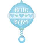 Balon folie figurina Zornaitoare Baby Boy, 43x60cm