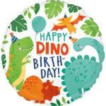 Balon folie 45 cm Dino Birthday Party