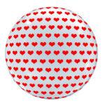 Balon deco b-loon cristal, inimioare rosii, 61cm