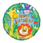 Balon folie 45 cm Jungle Happy Birthday