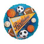 Balon folie 45 cm Sporturi Happy Birthday