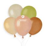 100 baloane natural assortment 13 cm