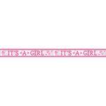 Banner decorativ folie Baby Girl Shower, 762x12.7cm