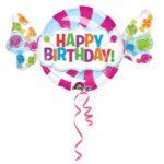 Balon figurina Sweet Birthday Candy, 101x60cm