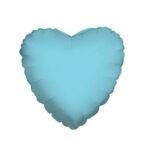 Balon mini folie inima baby blue, 23cm
