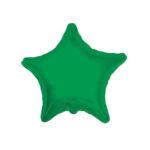 Balon mini folie stea verde smarald, 23cm