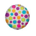 Balon 45 cm transparent buline color