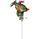 Balon mini figurina Rafaelo, Testoasele Ninja, 36cm