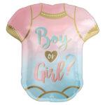 Balon figurina Baby Big Reveal, 55x60cm