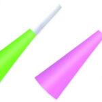 Set 4 trompete party uni color