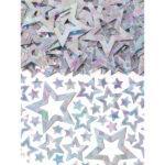 Confetti stelute argintii iridiscente, 14gr. BF