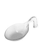 Set 30 linguri curly 12cm, transparente