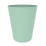 Set 6 pahare conice, reutilizabile, verde pastel 330cc