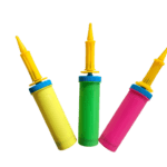 Pompa pentru umflat baloane, dublu sens, culori diverse, 27cm