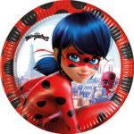 Set 8 farfurii party 23 cm LadyBug