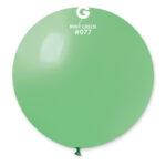 Balon jumbo verde menta 60 cm