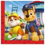 Set 20 servetele party Paw Patrol Rescue Heroes 33x33cm