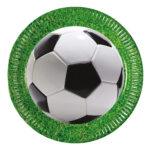 Set 8 farfurii 23cm Football Party