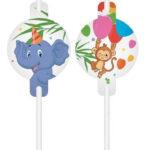 Set 4 paie cu medalion Jungle Party