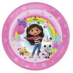 Set 4 farfurii reutilizabile 21cm Gabby's Dollhouse