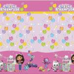 Fata de masa party Gabby's Dollhouse, 120x180cm