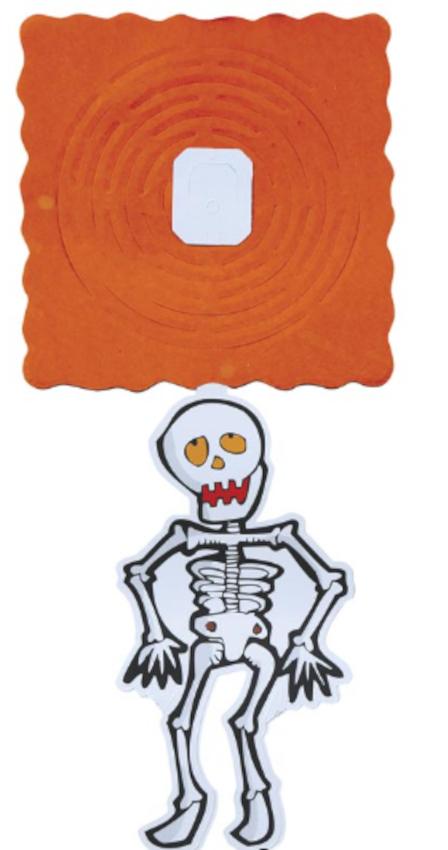 987 Ghirlanda cu medalion Halloween, 2m, diverse modele - imagine 3