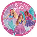 Set 8 farfurii party 23 cm Barbie Fantasy