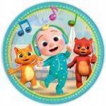 Set 8 farfurii party 23 cm Cocomelon FSC