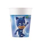 Set 8 pahare carton PJ Mask, 200 ml
