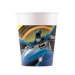 Set 8 pahare party 200ml Batman