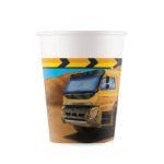 Set 8 pahare party 200ml Utilaje Constructii