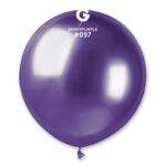 Balon jumbo chrome violet 48 cm
