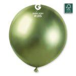 Mini balon jumbo chrome kiwi 48 cm