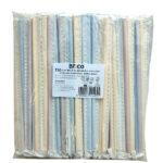 Bioco 250 paie color, flexibile, din hartie, ambalate individual, biodegradabile si compostabile, 220xØ5.3mm